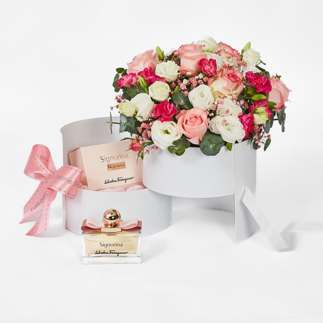 Salvatore Ferragamo Signorina EDP x Flowers Gift Set FarEastFlora