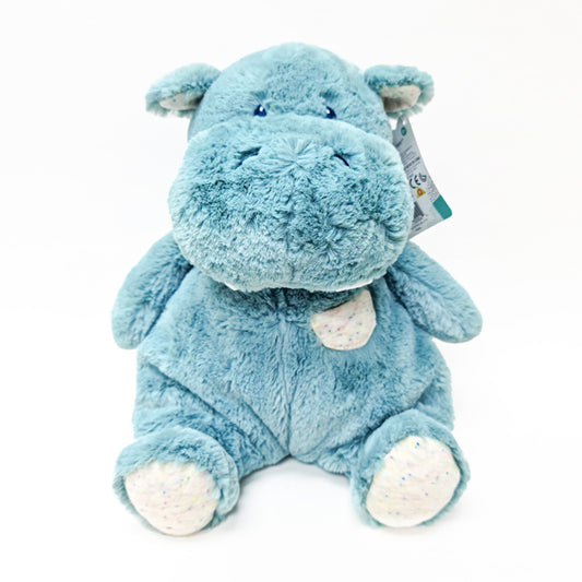 GUND Blue Hippo Snuggly Plush