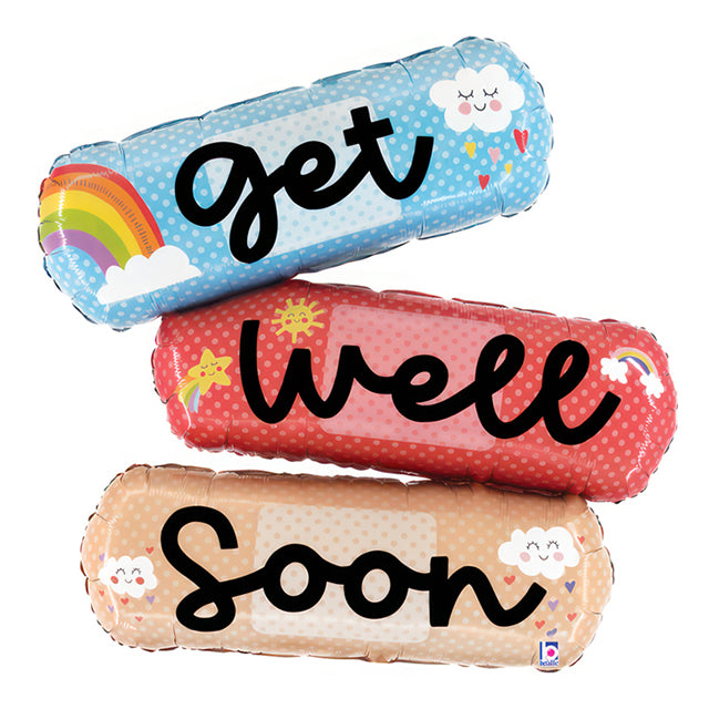 34" SHP Cheerful Get Well Bandaid