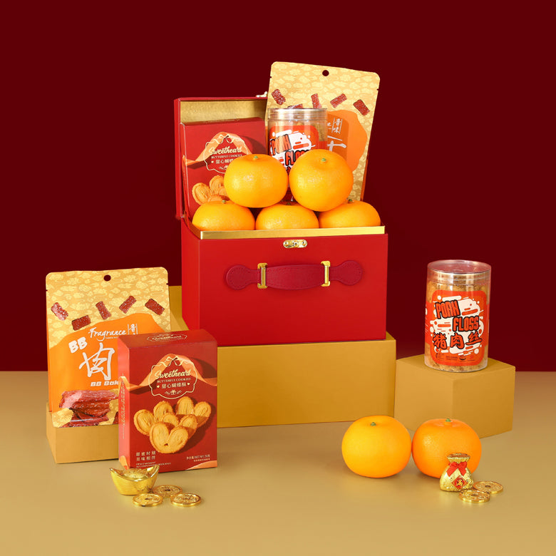 A Sweet Feast – Oranges and Goodies Hamper