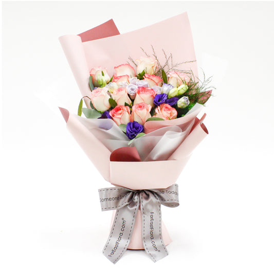 Pearly Pinks - Flower Bouquet