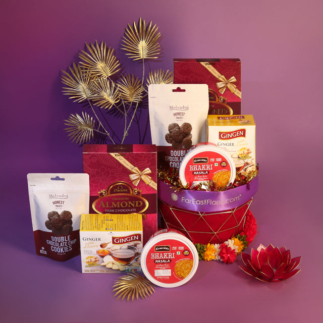 Diwali Delight – Gourmet Basket of Joy