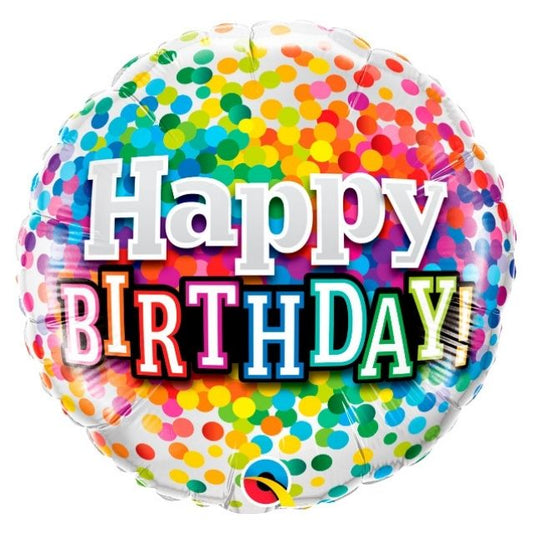 18" ˜Happy Birthday!™ Round Helium Balloon