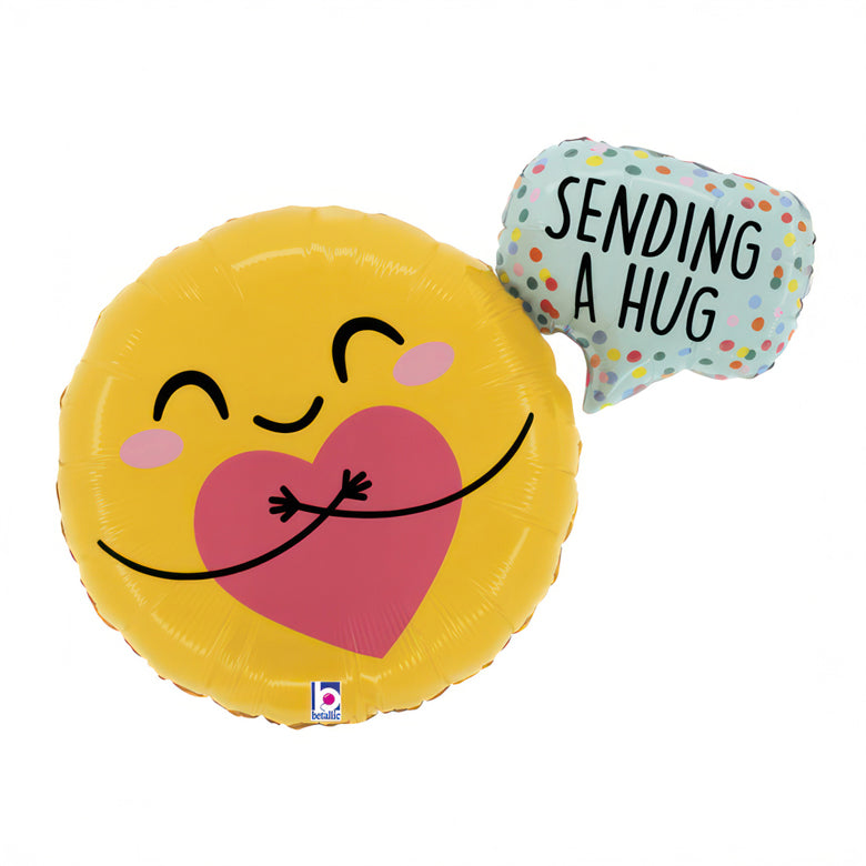 31" SHP Smiley Hug Helium Balloon