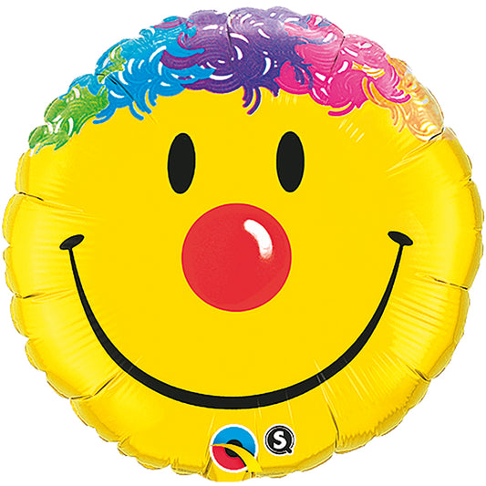 AY34 Round Smile Face 18" Balloon