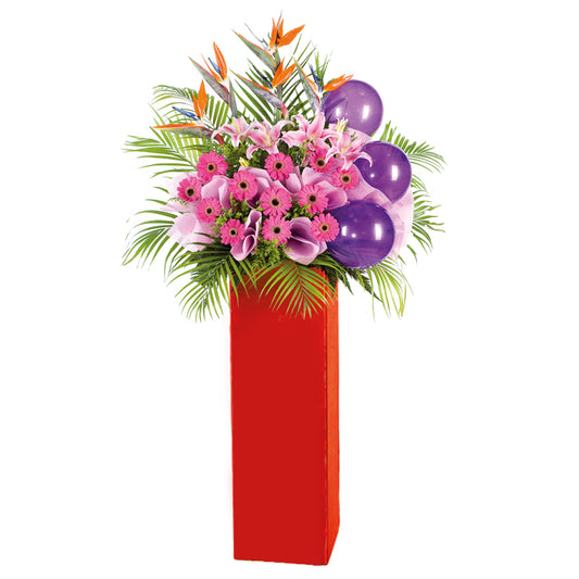 GA14 - Congratulatory Flower Stand - Wondrous Attainment