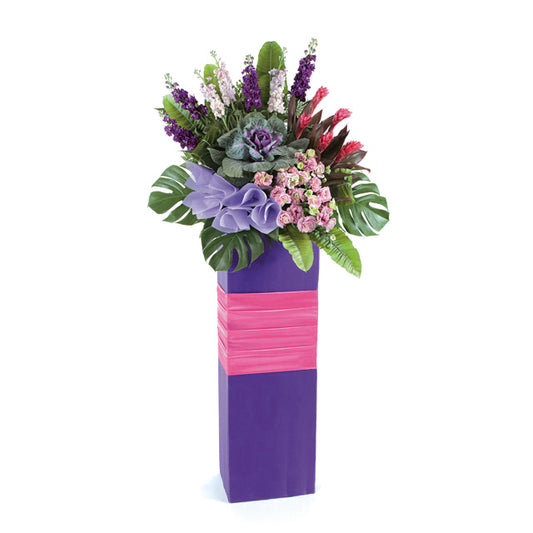 Congratulatory Flower Stand - Blooming Pursuits