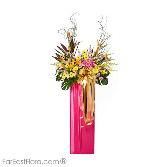 Congratulatory Flower Stand - Bright Futures