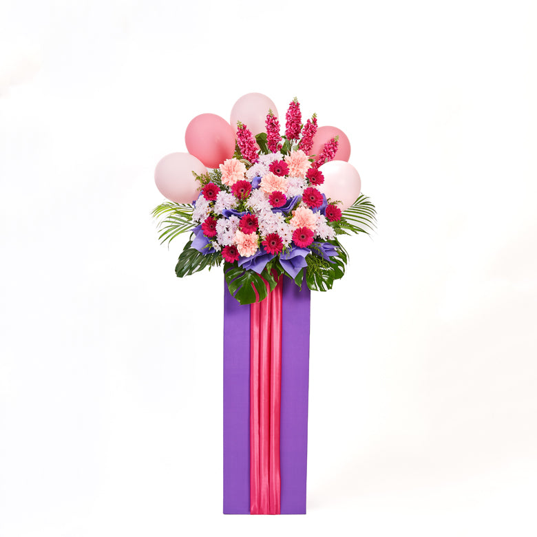 Congratulatory Flower Stand - Gleaming Achievements