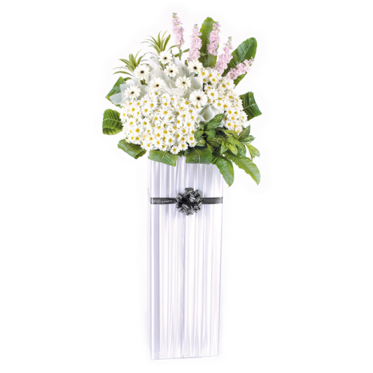 Sympathy Flower Stand - Pure And Angelic