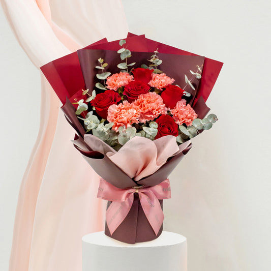 Loving Grace - Carnations, Roses