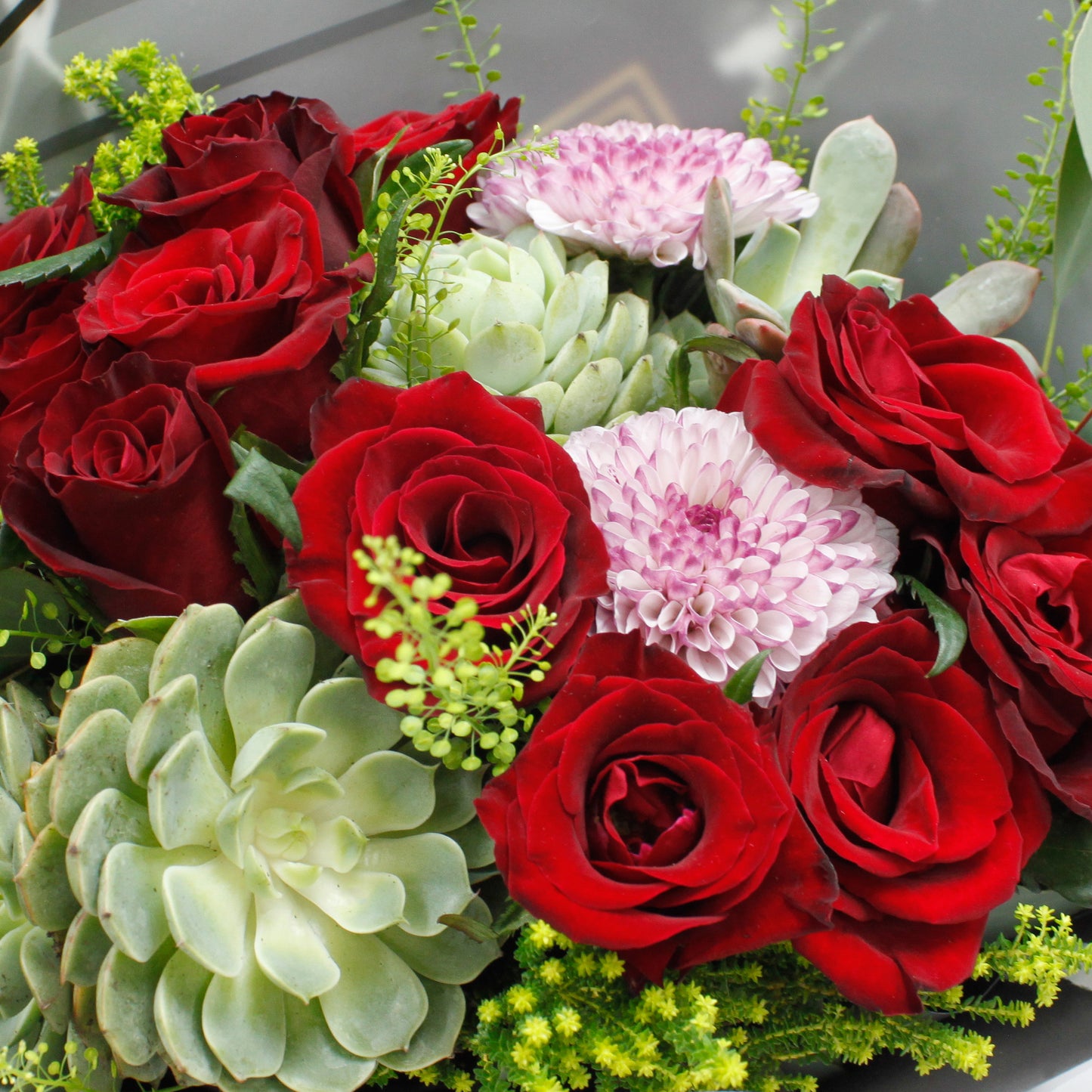 Rosy Succulents - Flower Bouquet