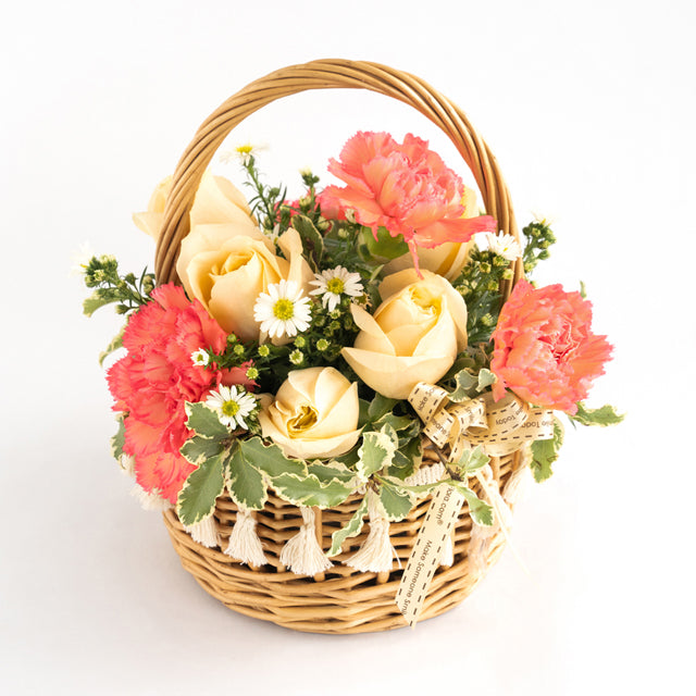 Basket of Euphoria - Table Flowers