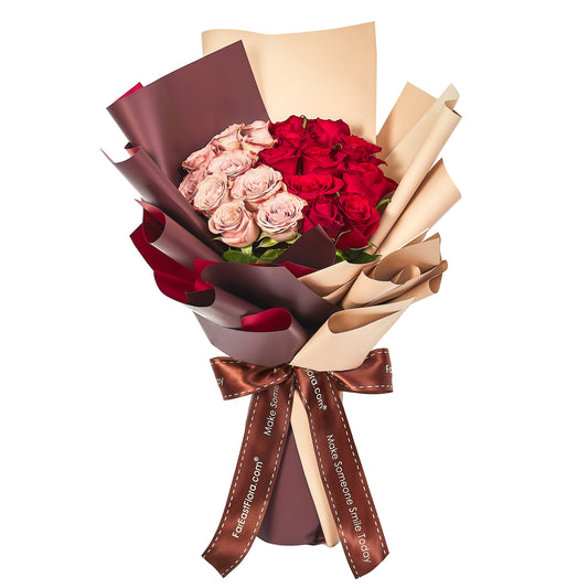 Romance in The Air - Premium Roses Bouquet