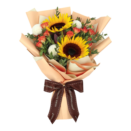 Citrine Birthstone (November) - Flower Bouquet