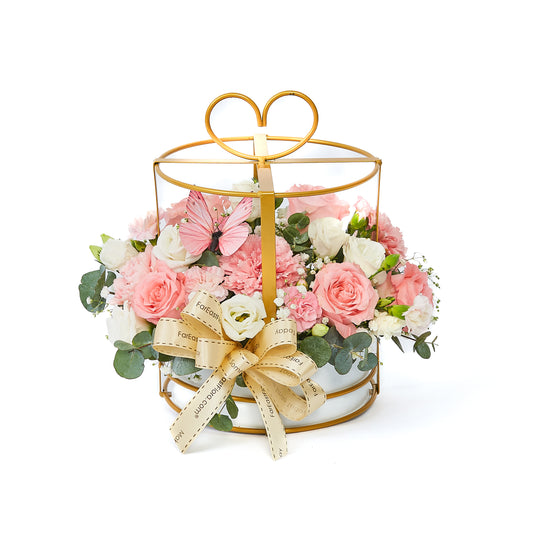 A Gift Of Love (Pink) - Table Flowers