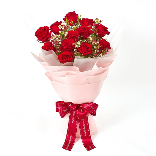 Love In Ruby - Premium Rose Bouquet
