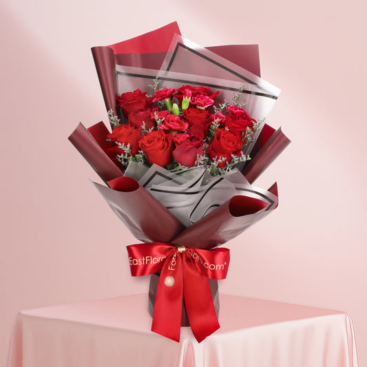 Passionate Romance - Flower Bouquet