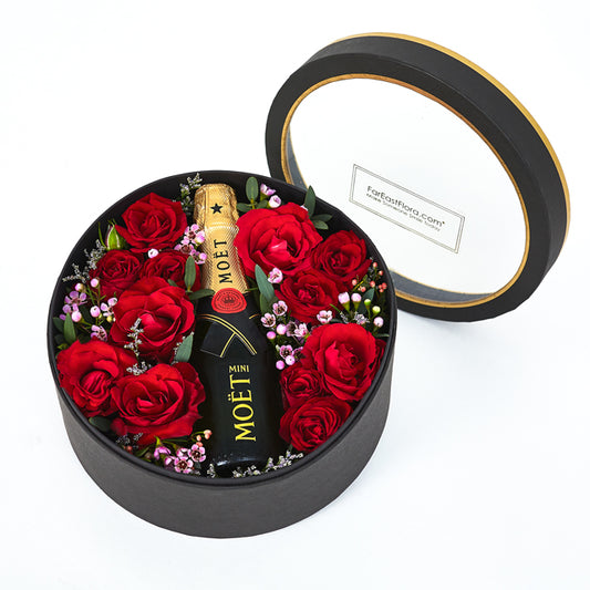 Moet & Chandon Imperial Brut Champagne x Flowers Gift Set