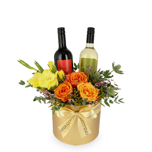 Cheers To Forever x Flowers Gift Set