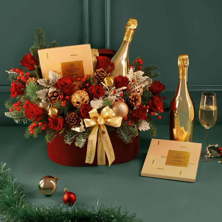 Grand Majestic Holiday with Bottega Gold Prosecco – Christmas Hamper