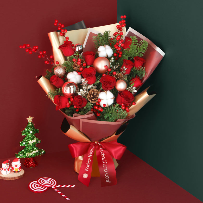 Enchanted Festive Elegance – Flower Bouquet