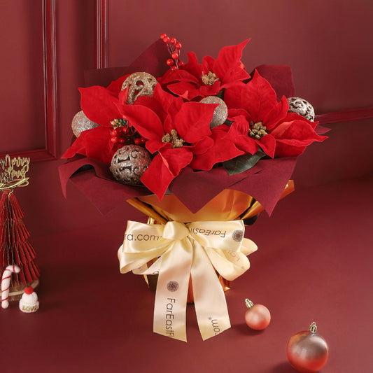 Flowers Of The Holy Night – Fresh Poinsettia