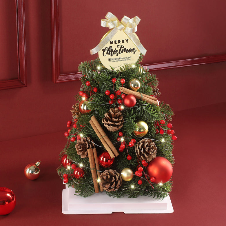 Warmth Of Christmas - Mini Fresh Christmas Tree 30cm