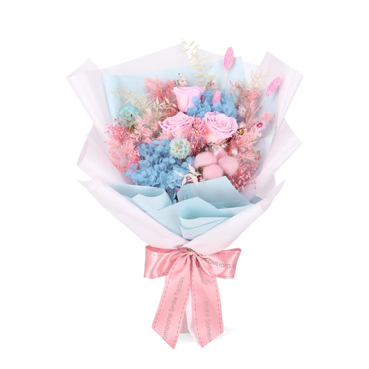 A World of Happiness  - Preserved Flower Bouquet